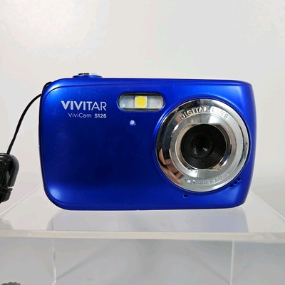 Vivitar ViviCam S126 Digital Camera w SD Memory Point & Shoot