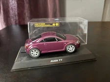 Scalextric Audi TT Slot Car Purple 1/32 Scale UK