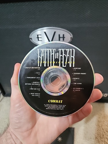 Faith Or Fear Punishment Area Cd 1989 OG 1st Press Combat VG RARE OOP - Picture 8 of 9
