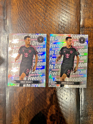 2024 Topps Chrome MLS TEAM TAGS REFRACTOR #TT-1 Sergio Busquets Inter MIA LOT-NM