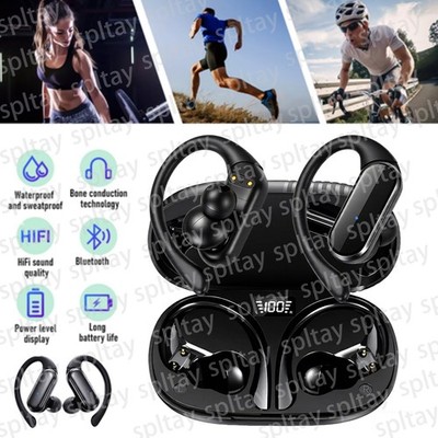 Für Samsung iPhone TV Handy Bluetooth Kopfhörer Ohrhörer In-Ear Kabellos Headset