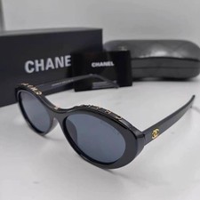 CHANEL Women's Sunglasses Ch5515 Black Frame