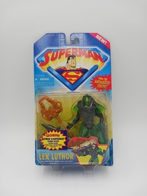 Lex Luthor Kryptonite Armor Superman Animated TV Show WB Kids Kenner 1996 90's