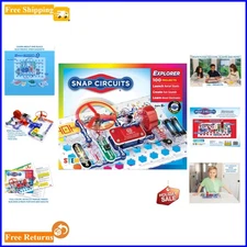 Exciting 100+ Project Electronics Kit for Kids 8+: No Tools Needed, Fun Learning
