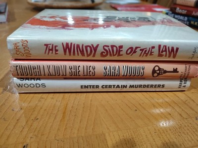 Sara Woods Windy Side Of The Law, Enter Certain Murders, Though I Know She Lies