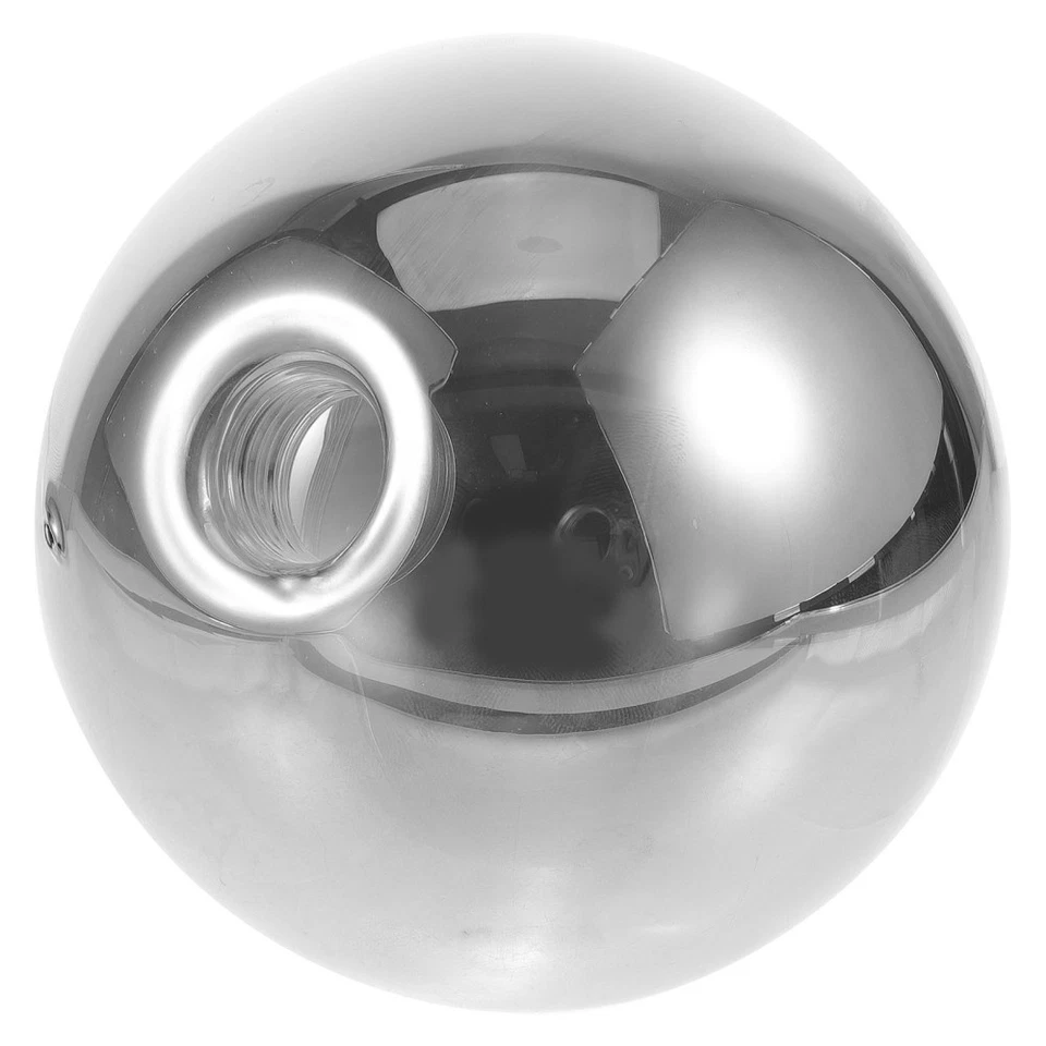 Smoke Ball Lampshade Gray Glass Pendant Globes for Light Fixtures - Image 4 of 4