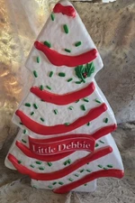 LITTLE DEBBIE Tree Christmas LED Blow Mold 22” Light Up Walmart Exclusive