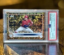 Juan Soto Gold Diamond Refractor /50 Shuffle PSA 10 Gem Mint 2022 Gilded