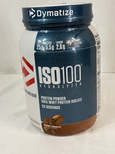 Dymatize ISO100 Whey Protein Isolate Gourmet Chocolate 25g Protein 20 Servings