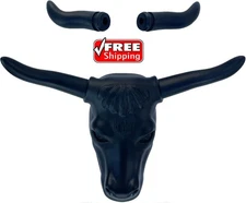 Roping Calf Head Steer Dummy Practice Kit Two Pair of Detachable Horn