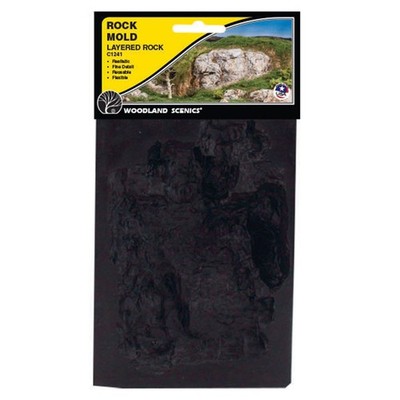 Woodland Scenics Model Railroad Landscape Rock Molds Layered Rock