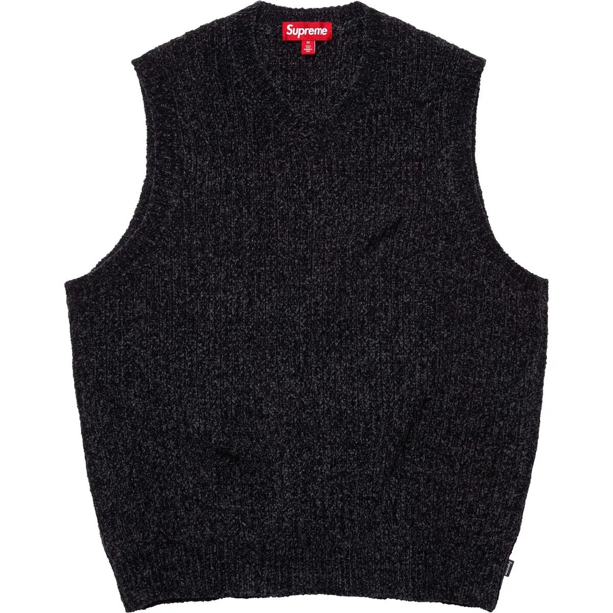 Supreme Chenille Sweater Vest Black Navy Beige Pink 4colors Supreme Chenille Sweater Vest Black Navy Beige Pink 4colors