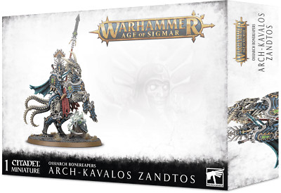 Arch Kavalos Zandtos Dark Lance of Ossia Ossiarch Warhammer  Games Workshop