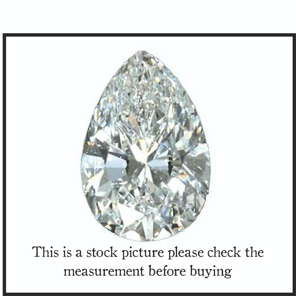Laser Inscribed Natural Diamond 0.19 Ct GIA Certified J/SI2 Pear Cut 4 x 3 mm - Image 3 of 4