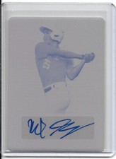 2022 Leaf Perfect Game MICHAEL GRAZIANO 1/1 Autograph/Plate Magenta GEORGIA TECH