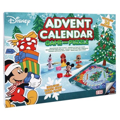 Disney Adventskalender Spiel und Puzzle | Lustiges Brettspiel mit 24 Überraschungen!