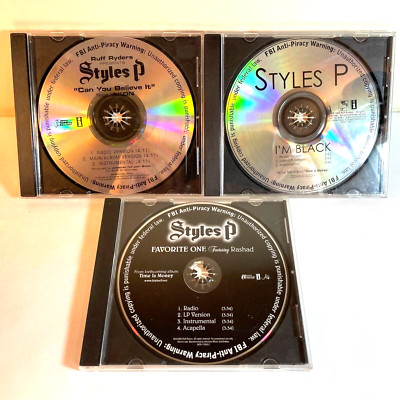 STYLES P: FAVORITE ONE / I'M BLACK / CAN YOU BELIEVE IT (CD) Singles - Hip-Hop