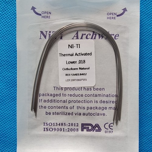 Dental Orthodontic Arch Wire Heat Thermal Activated /Niti/Stainless Steel - Picture 15 of 46