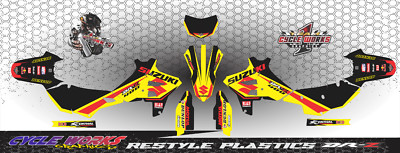 Restyle Polisport Suzuki DRZ400 DRZ 400  Supermoto SEMI CUSTOM GRAPHICS KIT RST3