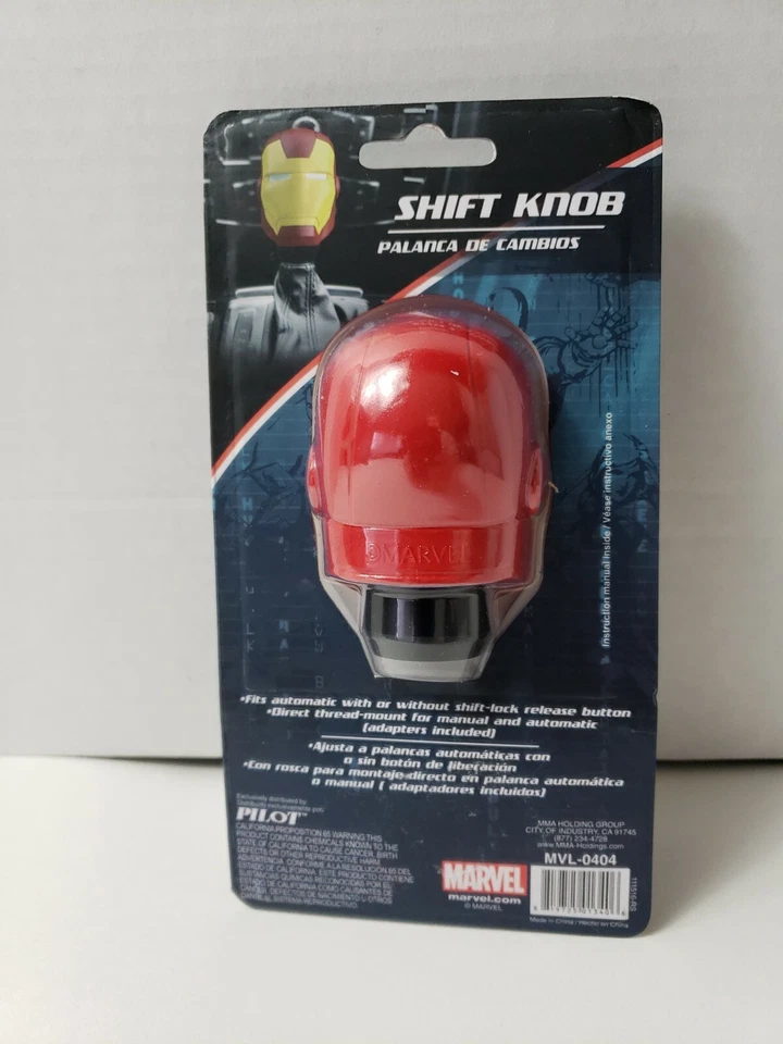 Perilla de cambio Piloto Automotriz Universal Marvel Iron Man - MVL-0402 Foto 4 de 4