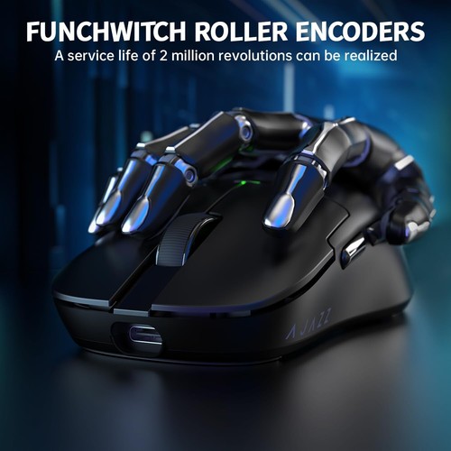AJAZZ AJ159 dual-mode lightweight gaming mouse PAW3395 sensor 26KDPI - Picture 26 of 47