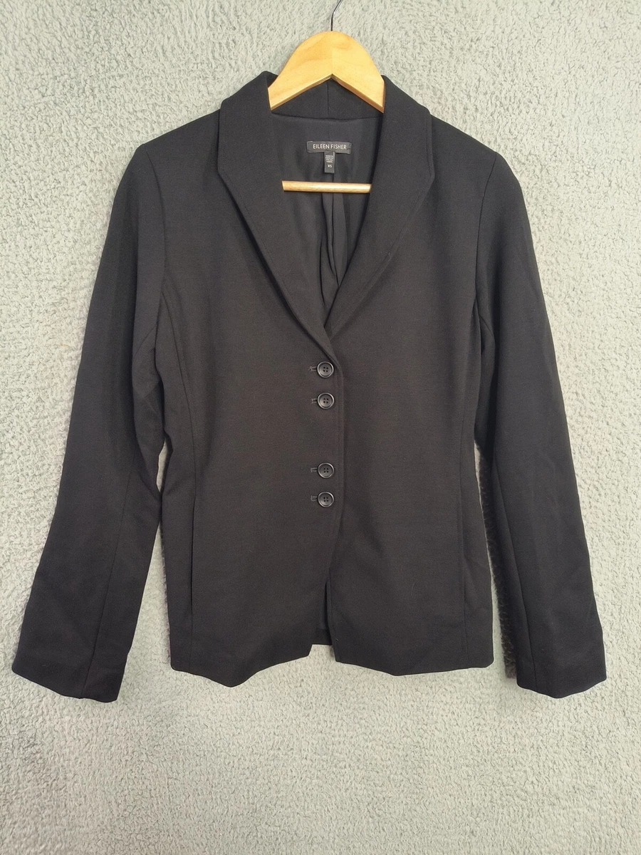 Eileen fisher silk blazer cheap