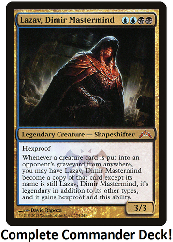 Mtg Commander Edh Deck Lazav Dimir Mastermind 100 Magic Cards Custom Deck Ebay