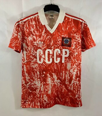 Soviet Union Home Football Shirt 1989/91 Adults Medium Adidas B50