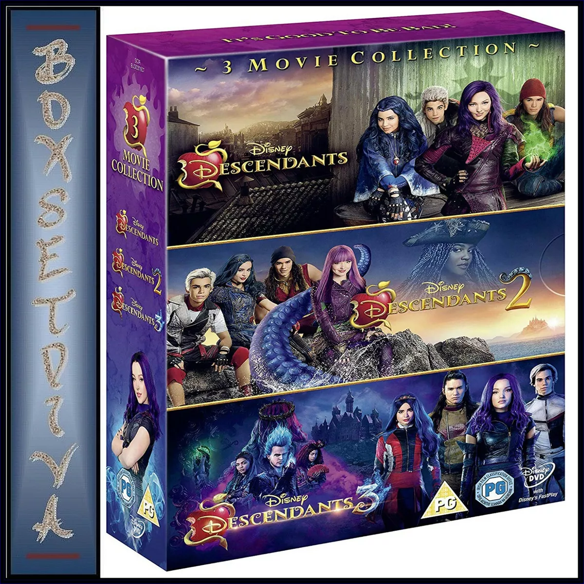 DESCENDANTS 3 MOVIE COLLECTION DISNEY DESCENDANTS 1 2 3