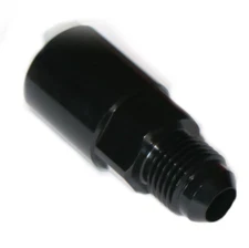 Quick Connect to AN Adapter Fuel Rail Flex Fuel Sensor GM - 08 AN - 3/8 QC
