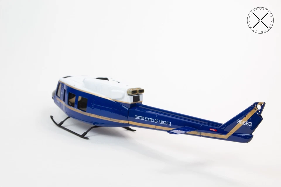 Fuselage kit Bell 212 UH-1N USAF 1st Sq for Goosky S1, OMP Hobby M1 and others - Image 4 of 4