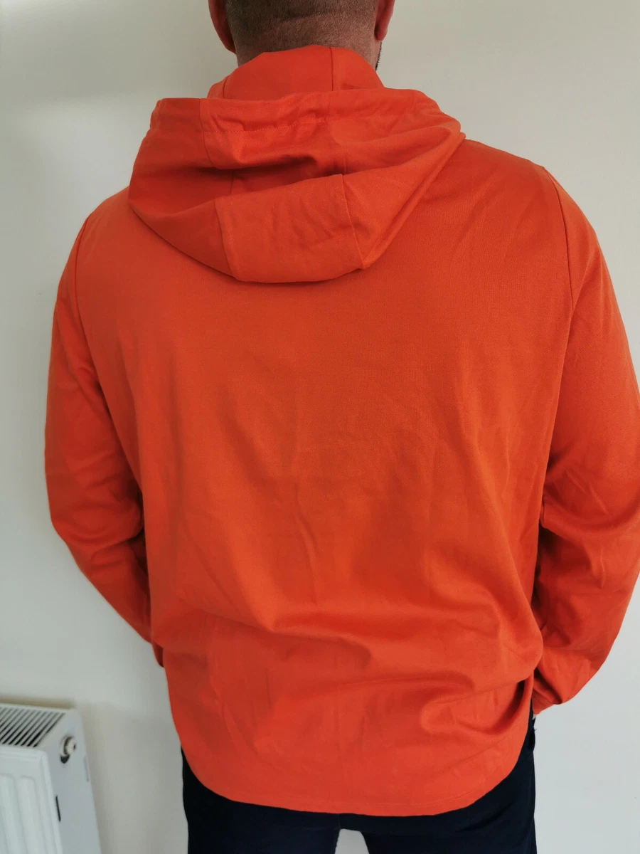 MICHAEL KORS Men s Hooded Sweatshirt Size XL Orange Colour
