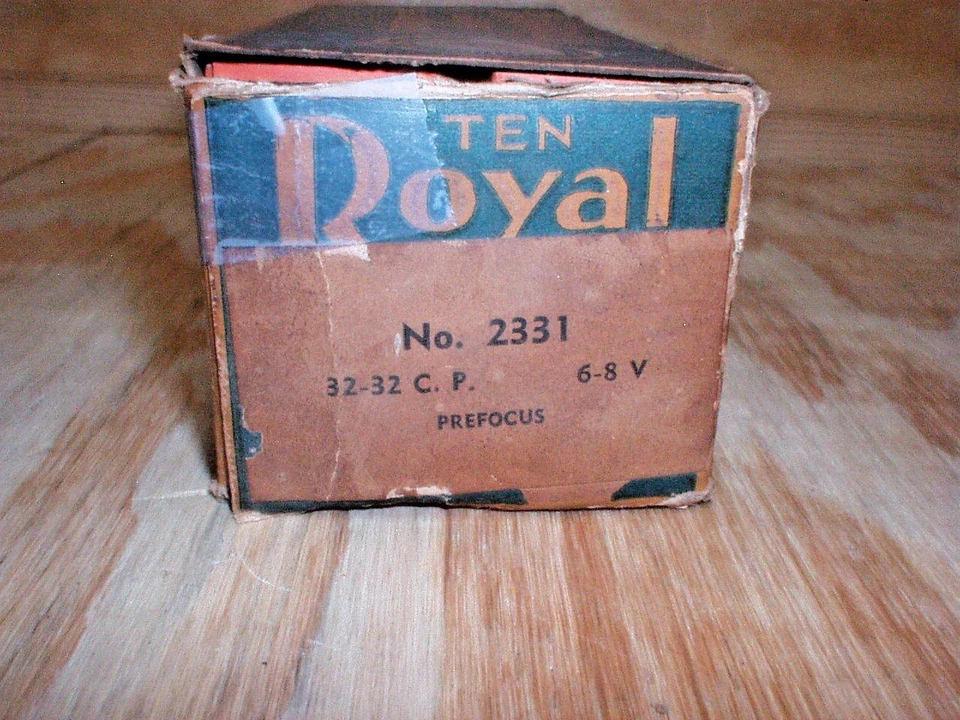 1936 1937 1938 1939 Chrysler Dodge Hudson Nash faros bombillas Royal #2331 ¡Nuevo de Lote Antiguo! Foto 2 de 2