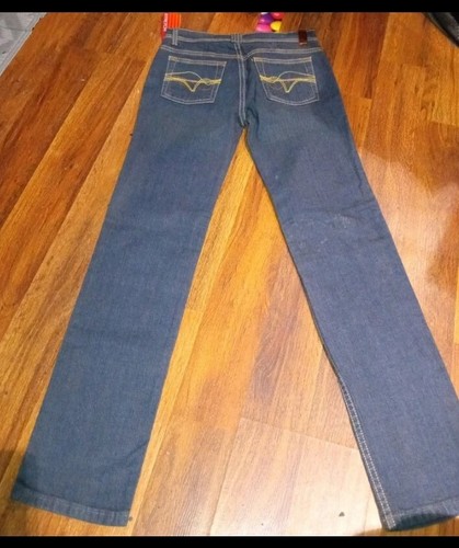 Jeans DKNY Chelsea per ragazza taglia 16 stivali bassi nuovi con etichette cerniera elastica mosca super belli - Foto 8 di 8
