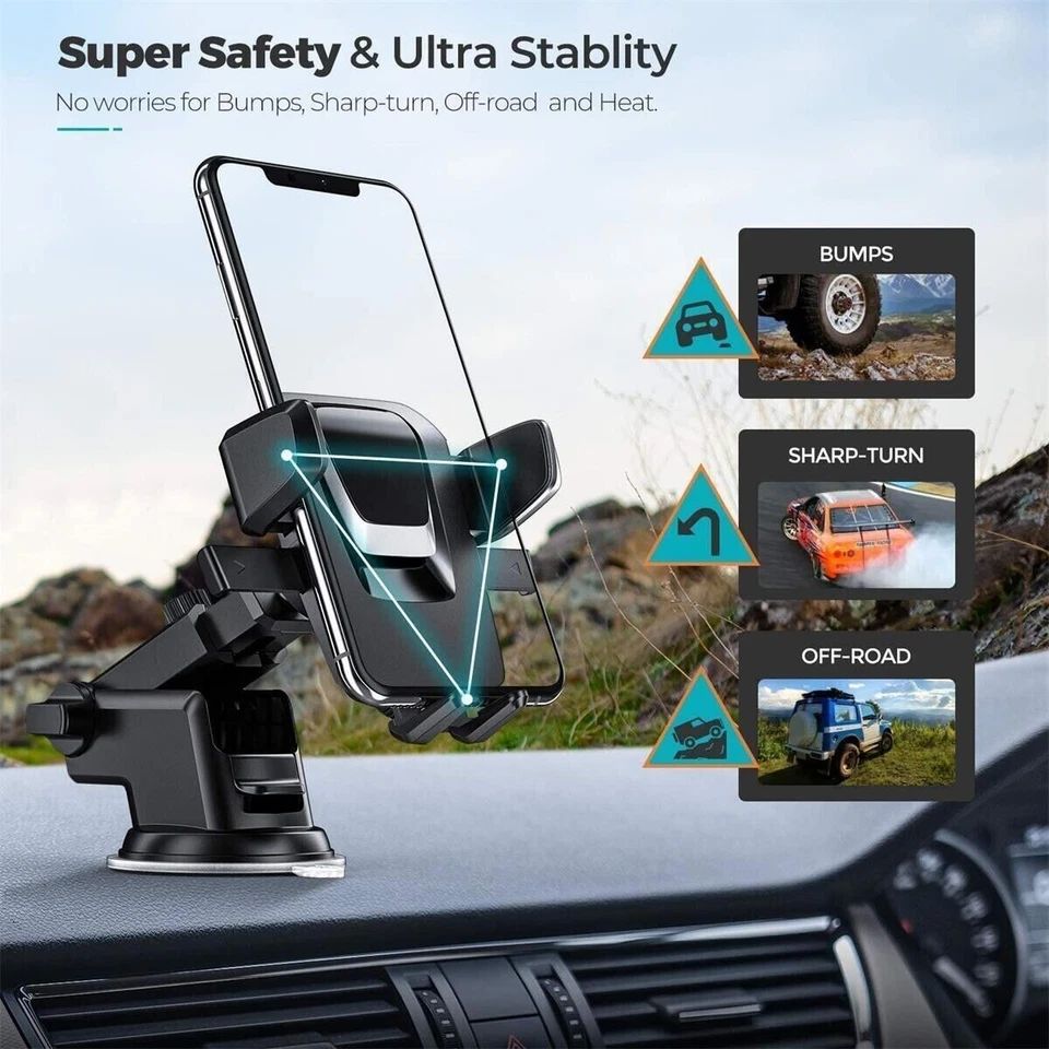 Soporte Sostenedor Estante Magnetico De Telefono Celular Para Coche Auto Nuevo - Image 3 of 4