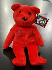 Salvino's Bamm Beano's MLB Sosa 21 Red Plush Beanie Bear New