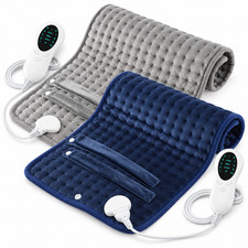 2 Pack Electric Heating Pads 10 Heat Levels Adjustable Timer and Heat Settings