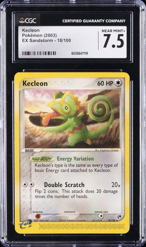Kecleon graded CGC 7.5 for sale on eBay