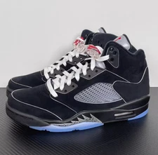 US  7-12 Jordan 5 "BLACK METALLIC REIMAGINED" Men's Basketball Shoes High Top