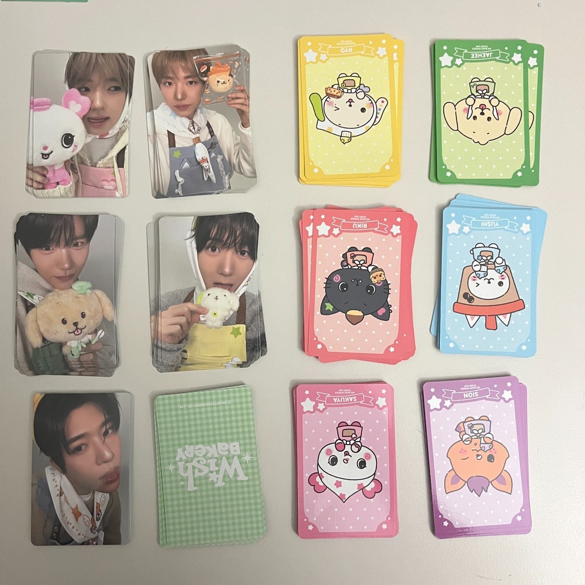 NCT WISH 12 Photocard FULL SET POP-UP WISH BAKERY Official Kpop