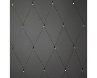 LED Lichterkettennetz Konstsmide 0,8 M 40 Leds Lichtfarbe Warmweiß Batteriebetri