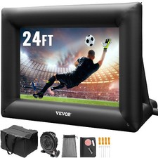 Movie Screen 24FT Inflatable Projector Screen W/360W Air Blower Projector Screen