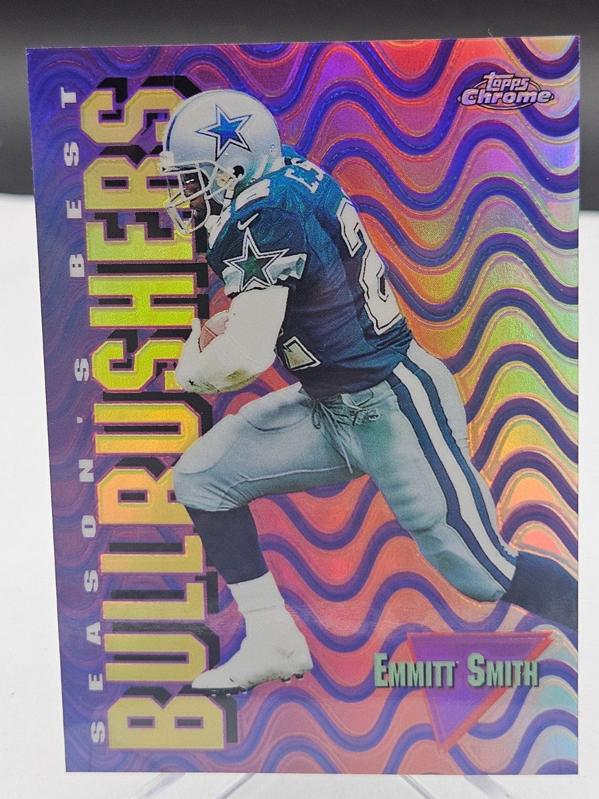 1999 Topps Chrome Season's Best Bullrushers Emmitt Smith #SB5 Refractor