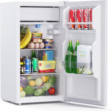 Upstreaman under Counter Fridge 85 Litres, Small Fridg with Interior LED Light,L