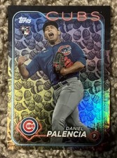 2024 Topps Series 1 #178 Daniel Palencia RC Easter Egg Foil Chicago Cubs