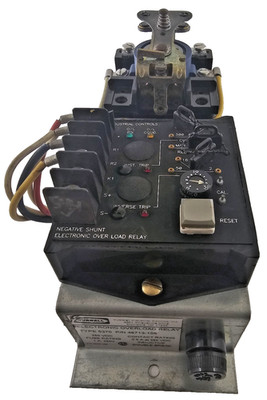Hubbell 48713-105 Electronic Overload Relay Type 5370 Negative Shunt 250VDC 0.5A
