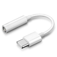 USB-C Type C to 3.5mm AUX Headphone Jack Adapter For iPhone 16/17/Android Phone