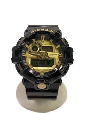 CASIO Quartz Watch G SHOCK Digital Analog Rubber GLD BLK
