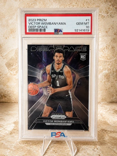 2023 Panini Prizm Deep Space Rookie RC Victor Wembanyama #1 PSA 10