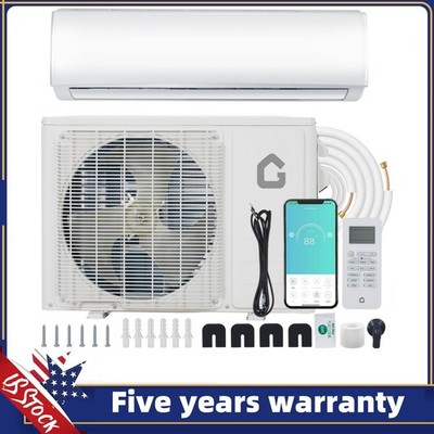 24SEER2 R454B Ductless Mini Split Air Conditioner 9000 BTU AC Unit Heat Pump US